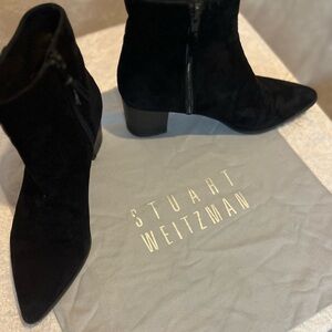 Stuart Weitzman Black Booties